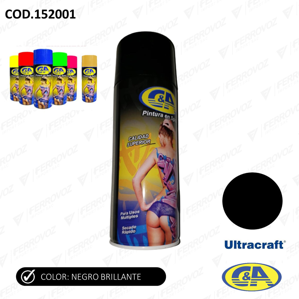 PINTURA SPRAY DORADO – FERROVOZ IMPORT