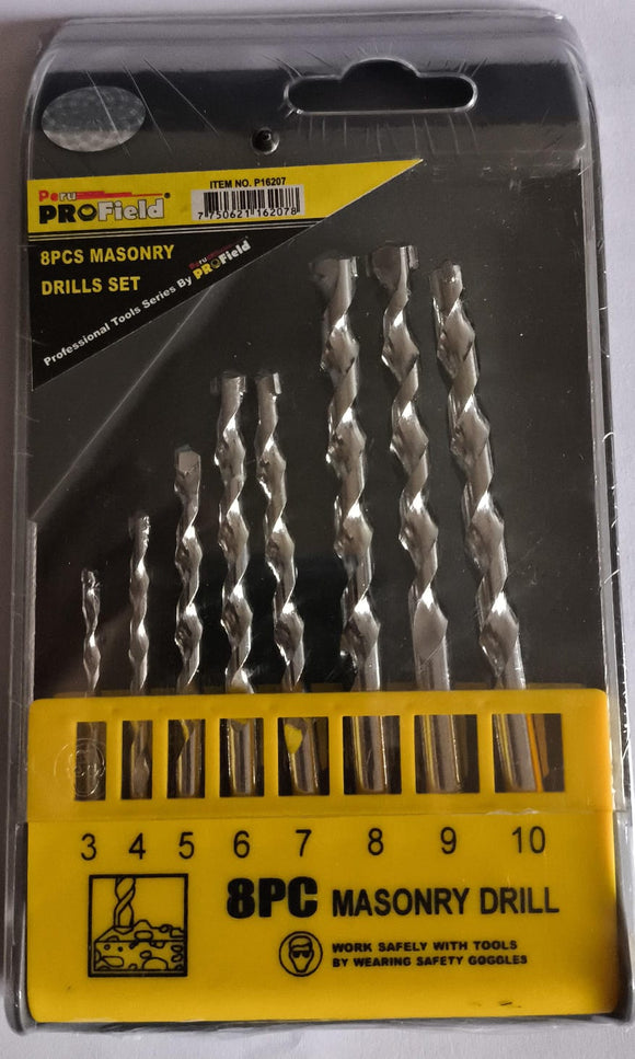 JUEGO BROCA P/CONCRETO 8 PIEZAS 