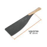 MACHETE CAÑERO SIN GANCHO 1001 21", MANGO DE MADERA, TRUPER