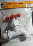 OFERTA CAÑO JARDINERO PVC BLANCO 1/2"