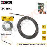 WINCHA PASACABLE ELECTRICO METAL 30METROS