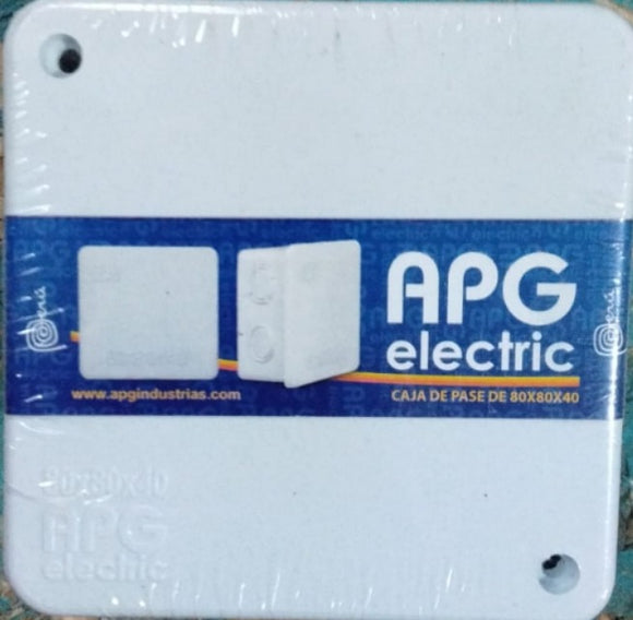 CAJA DE PASO ELECTRICA 8CM X 8CM X 4CM