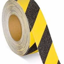 CINTA ANTIDERRAPANTE NEGRO/AMARILLO 48MM X 5MTS