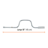 MANGO CUADRO 1/2' BERBIQUÍ, LARGO 18', TRUPER