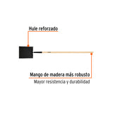 BATE FUEGO CON MANGO DE MADERA DE 60', TRUPER