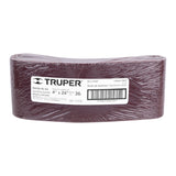 JUEGO BANDA DE LIJA 4" X 24" P/MADERA GRANO 36 ( 5 pzas )