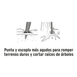 BARRETA PARA TIERRA DURA 1'X150 CM, ESCOPLO 67 MM, TRUPER