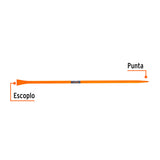 BARRETA PARA TIERRA DURA 1'X150 CM, ESCOPLO 67 MM, TRUPER