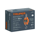 BÁSCULA ELECTRÓNICA COLGANTE, DE PILAS, 300 KG, TRUPER