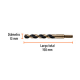 BROCA HSS 13.0 MM TRUGOLD PARA METAL, TRUPER EXPERT