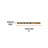 BROCA HSS 17/64' TRUGOLD PARA METAL, TRUPER EXPERT