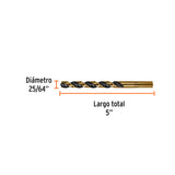 BROCA HSS 25/64' TRUGOLD PARA METAL, TRUPER EXPERT