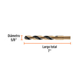 BROCA HSS 5/8' TRUGOLD PARA METAL, TRUPER EXPERT