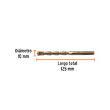BROCA PARA CONCRETO 10 X 125 MM, TRUPER