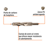 BROCA PARA CONCRETO DE 1 X 6', TRUPER