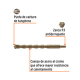 BROCA PARA CONCRETO 25 X 300 MM, TRUPER