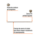 BROCA PARA CONCRETO DE 5/16 X 12', TRUPER