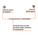 BROCA PARA CONCRETO DE 5/16 X 6', TRUPER