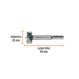 BROCA FORSTNER 30 MM PARA MADERA, TRUPER
