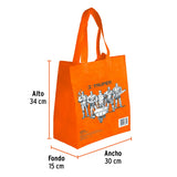 BOLSA ECOLÓGICA NARANJA DE 30 X 34 CM, TRUPER
