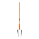 BIELDO PARA PAJA, 4 DIENTES, MGO LARGO 48', TRUPER