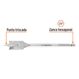 BROCA PLANA DE MANITA 3/4' PARA MADERA, TRUPER