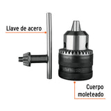 BROQUERO 1/2' CON LLAVE, CUERPO MOLETEADO, TRUPER