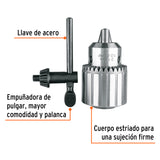 BROQUERO 1/2' CON LLAVE, CUERPO ESTRIADO, TRUPER EXPERT
