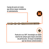 BROCA SDS PLUS 12 X 160 MM, TRUPER