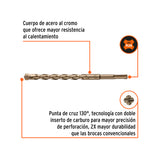 BROCA SDS PLUS 14 X 210 MM, TRUPER
