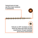 BROCA SDS PLUS 18 X 260 MM, TRUPER