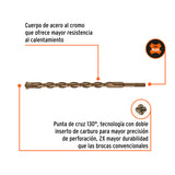 BROCA SDS PLUS 3/4 X 12', TRUPER