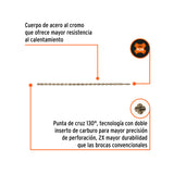 BROCA SDS PLUS 5/8 X 24', TRUPER