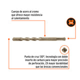 BROCA SDS PLUS 7/16 X 6', TRUPER