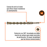 BROCA SDS PLUS 7/8 X 11', TRUPER
