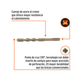 BROCA SDS PLUS 9/16 X 6', TRUPER