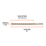 BROCA SDS MA X DE 1-1/8 X 21', TRUPER