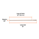 BROCA SDS MA X DE 3/4 X 36', TRUPER