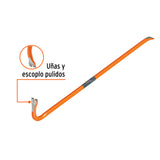 BARRETA DE UÑA DE 3/4' X 90 CM, TRUPER