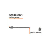 BROCA PARA VIDRIO Y AZULEJO DE 1/4', TRUPER