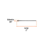 BROCA PARA VIDRIO Y AZULEJO DE 1/8', TRUPER