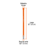 CINCEL DE CORTE FRÍO DE 1/2 X 12', TRUPER