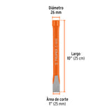 CINCEL DE CORTE FRÍO DE 1 X 10', TRUPER