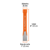 CINCEL DE CORTE FRÍO DE 1 X 8', TRUPER