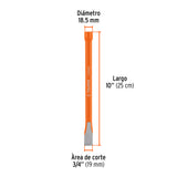 CINCEL DE CORTE FRÍO DE 3/4 X 10', TRUPER