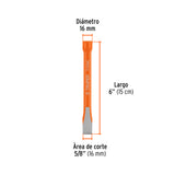 CINCEL DE CORTE FRÍO DE 5/8 X 6', TRUPER