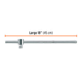 BARRA CORREDIZA PARA DADOS CUADRO 3/4', TRUPER