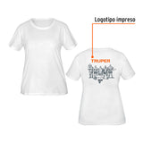 PLAYERA CUELLO REDONDO PARA MUJER, BLANCA, G, TRUPER