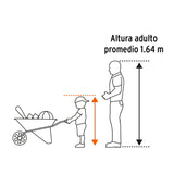 CARRETILLA PARA NIÑOS, CONCHA PLÁSTICA 54 X 38 CM, TRUPER