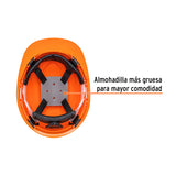 CASCO DE SEGURIDAD, AJUSTE DE MATRACA, NARANJA, TRUPER